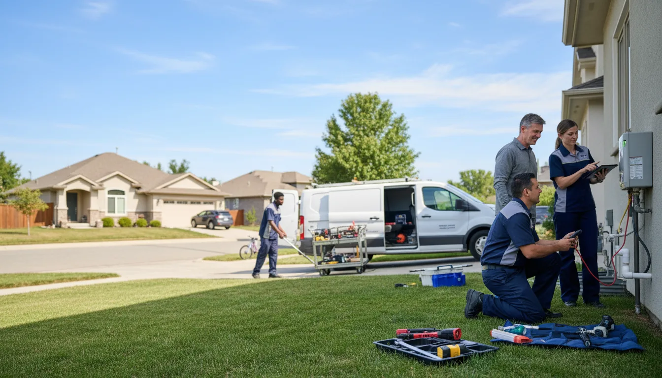 Tankless water heater service in Salem, SD